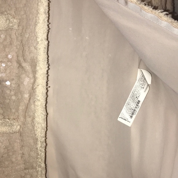 ✨❤️ZARA NWT blush/champagne sequin blazer small sparkly fun and classy!✨ - Picture 8 of 9